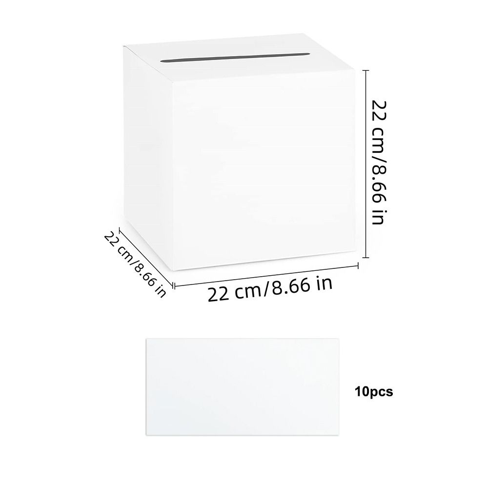 صندوق بطاقات زفاف إبداعي أبيض  - مراجعة Wedding Card Box وسعره