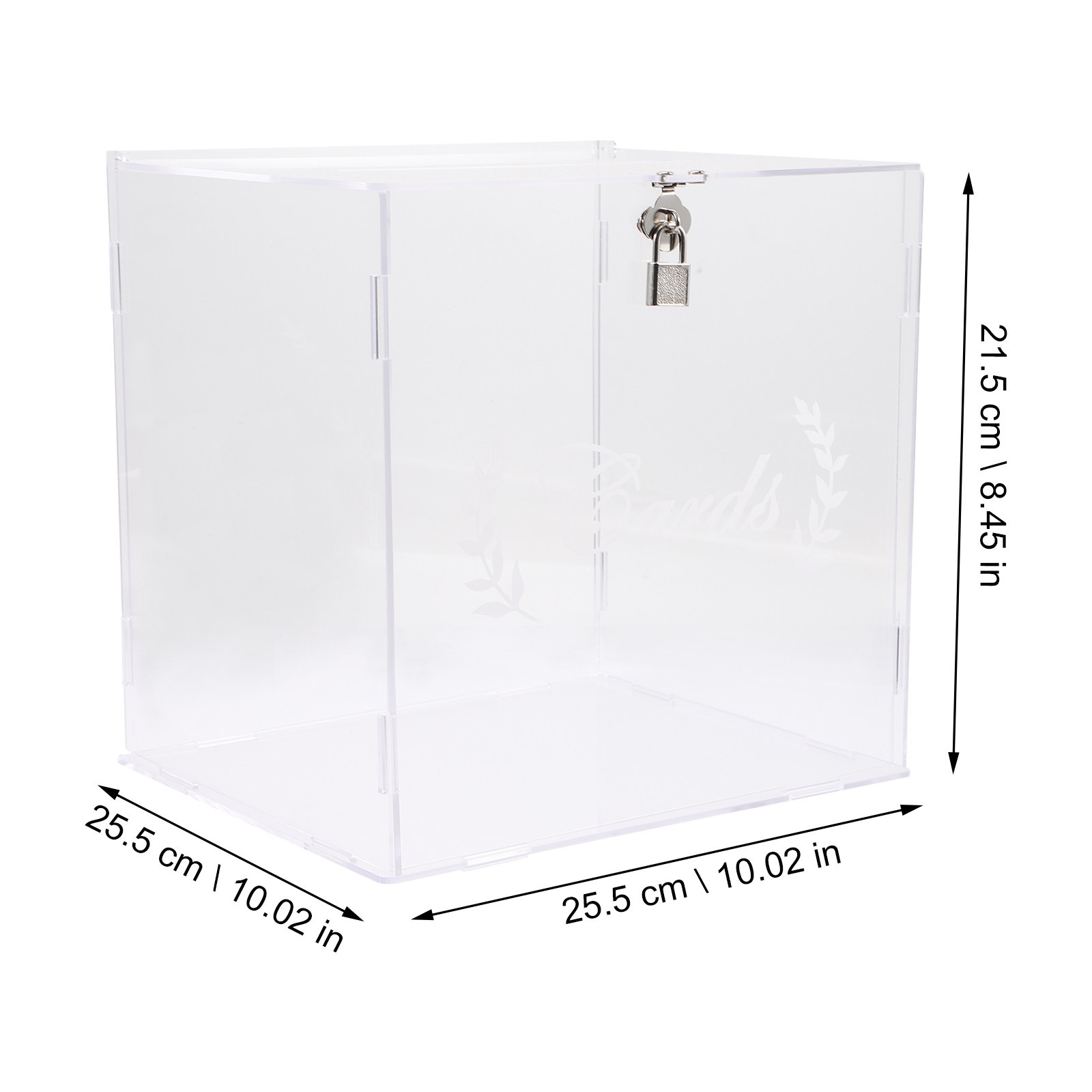 صندوق شفاف من الأكريليك لحفظ ب - مراجعة Wedding Card Box وسعره